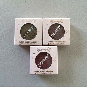 Colourpop Super Shock Shadow Bundle *New & Unused*